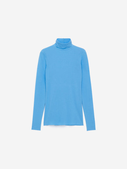 Roll-Neck Cotton Top