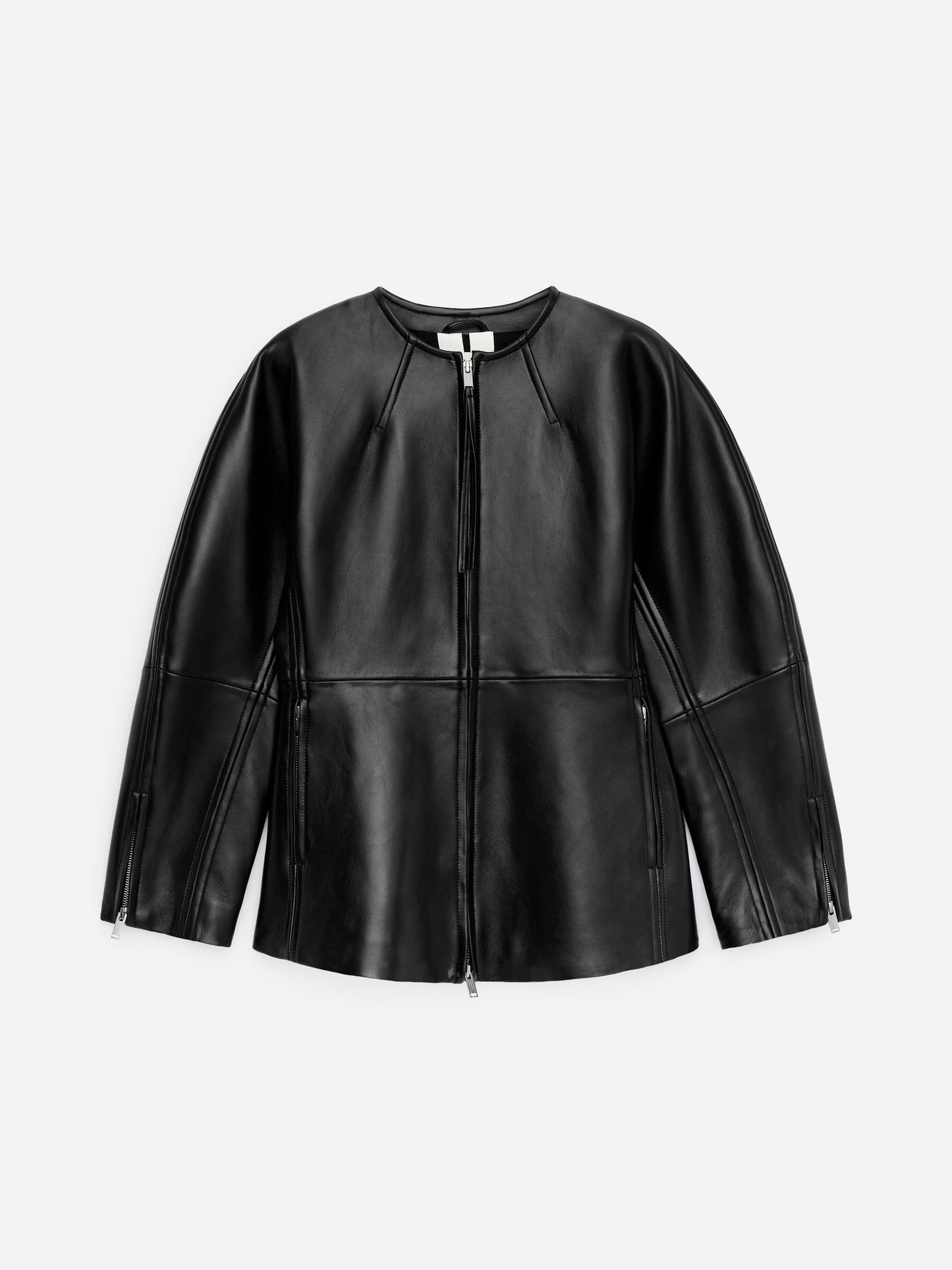 Sculptural Leather Jacket