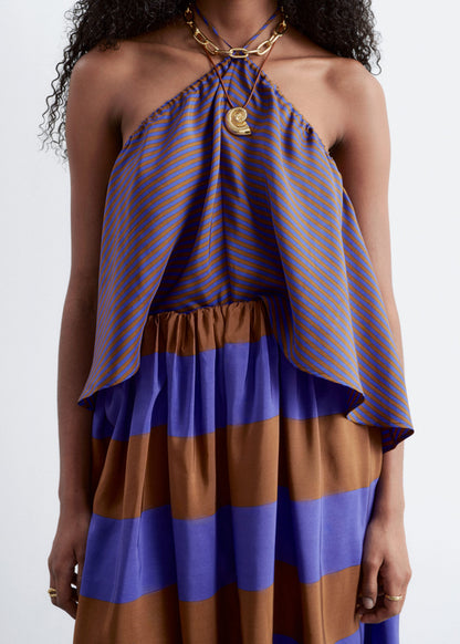 Silk Midi Skirt