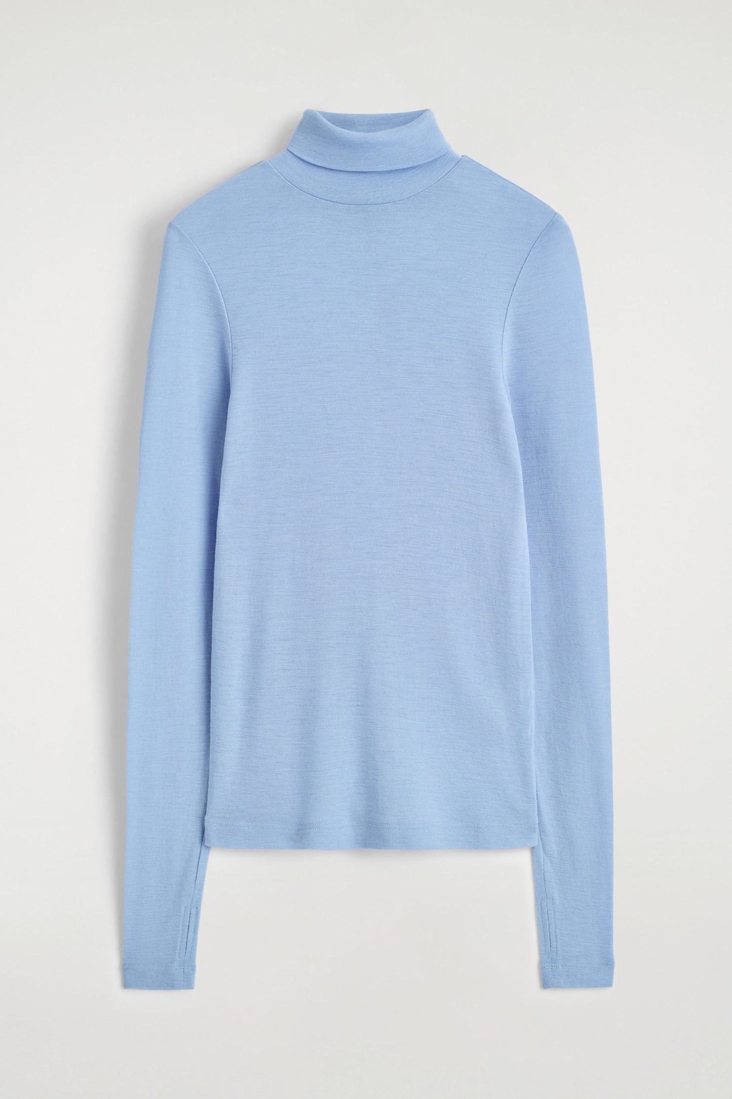 Merino Wool High-Neck Top
