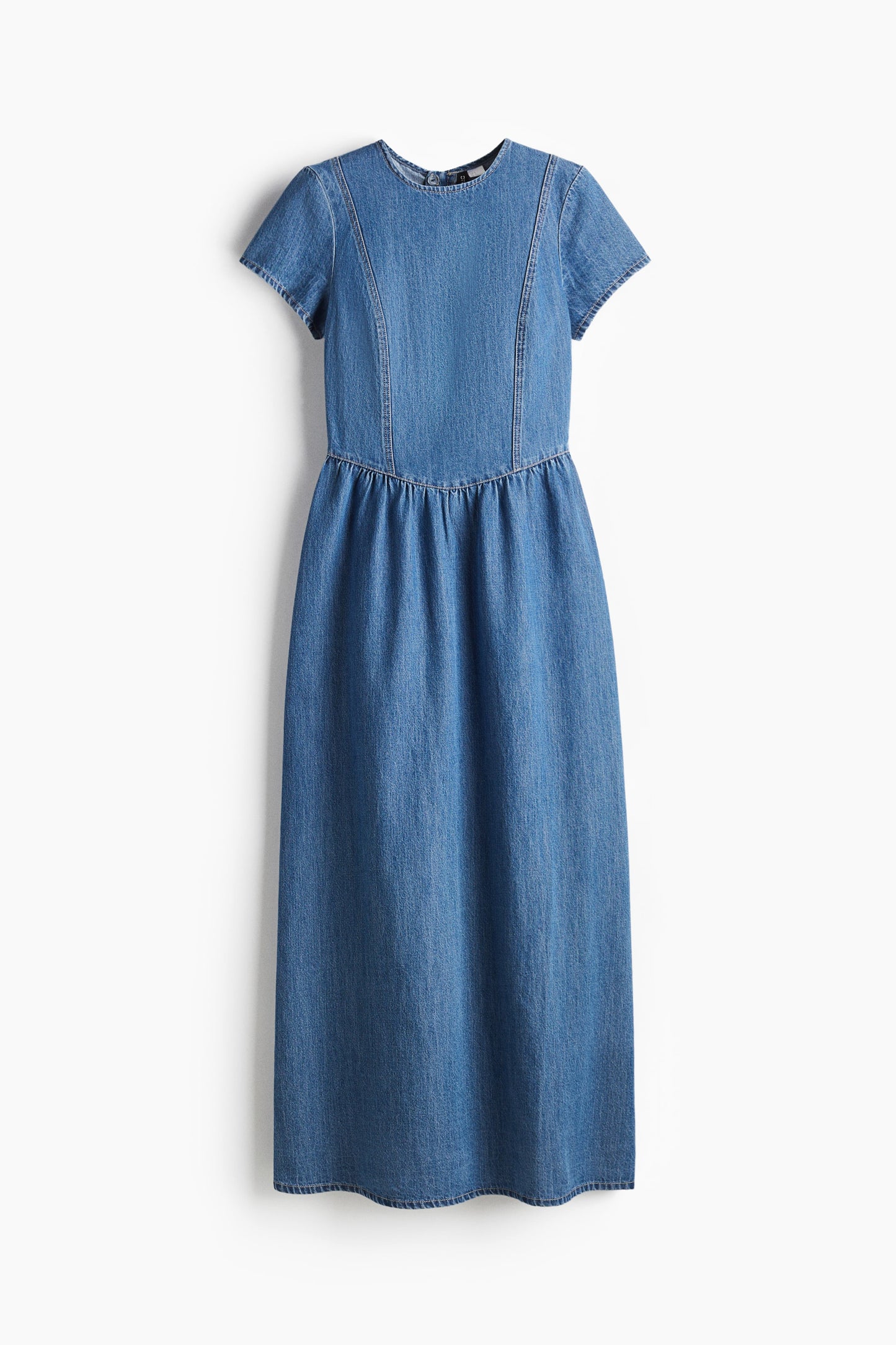 Denim maxi dress