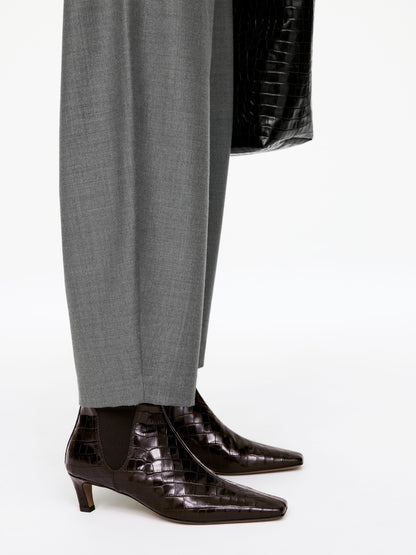 Square-Toe Ankle Boots