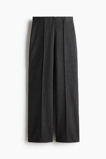 Fine-knit trousers