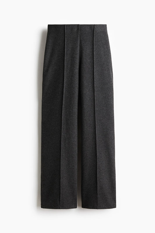 Fine-knit trousers