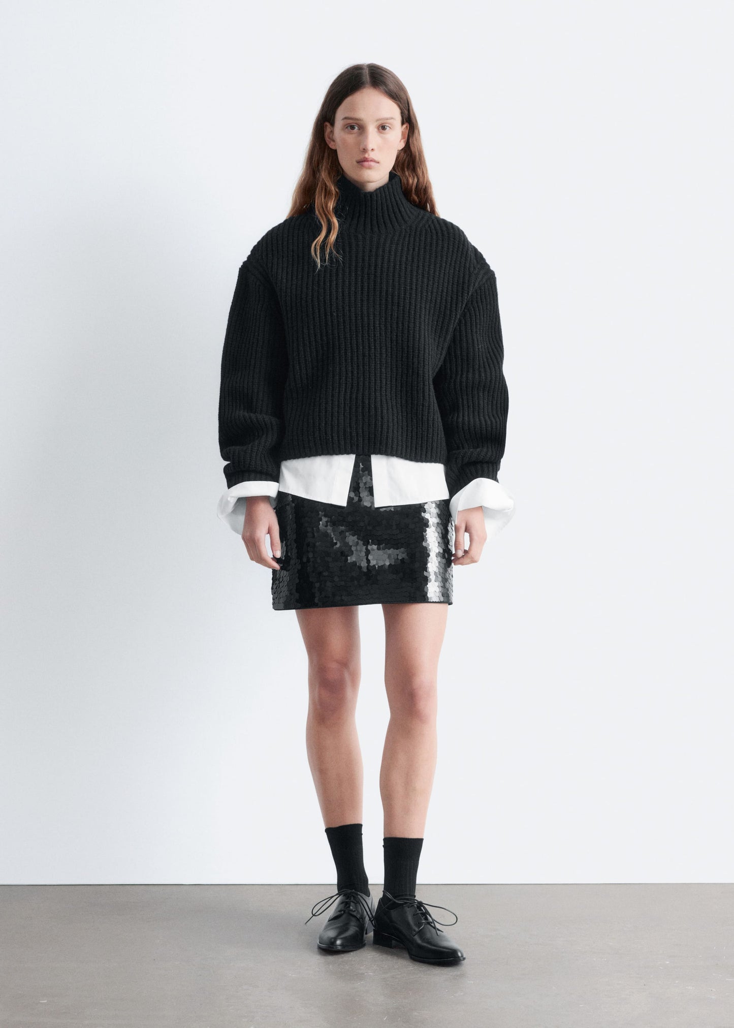 Cropped Turtleneck Jumper