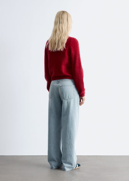 Brushed Knitted Cardigan