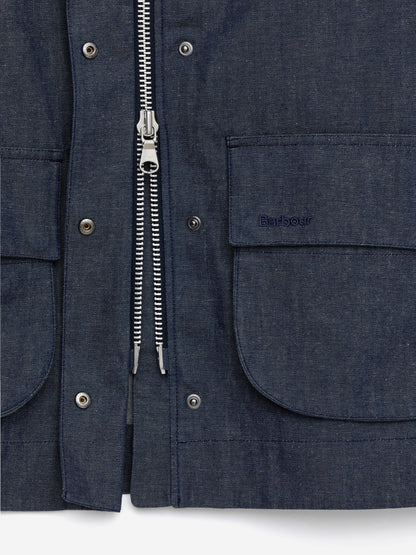ARKET and Barbour Dry-Waxed Denim Jacket