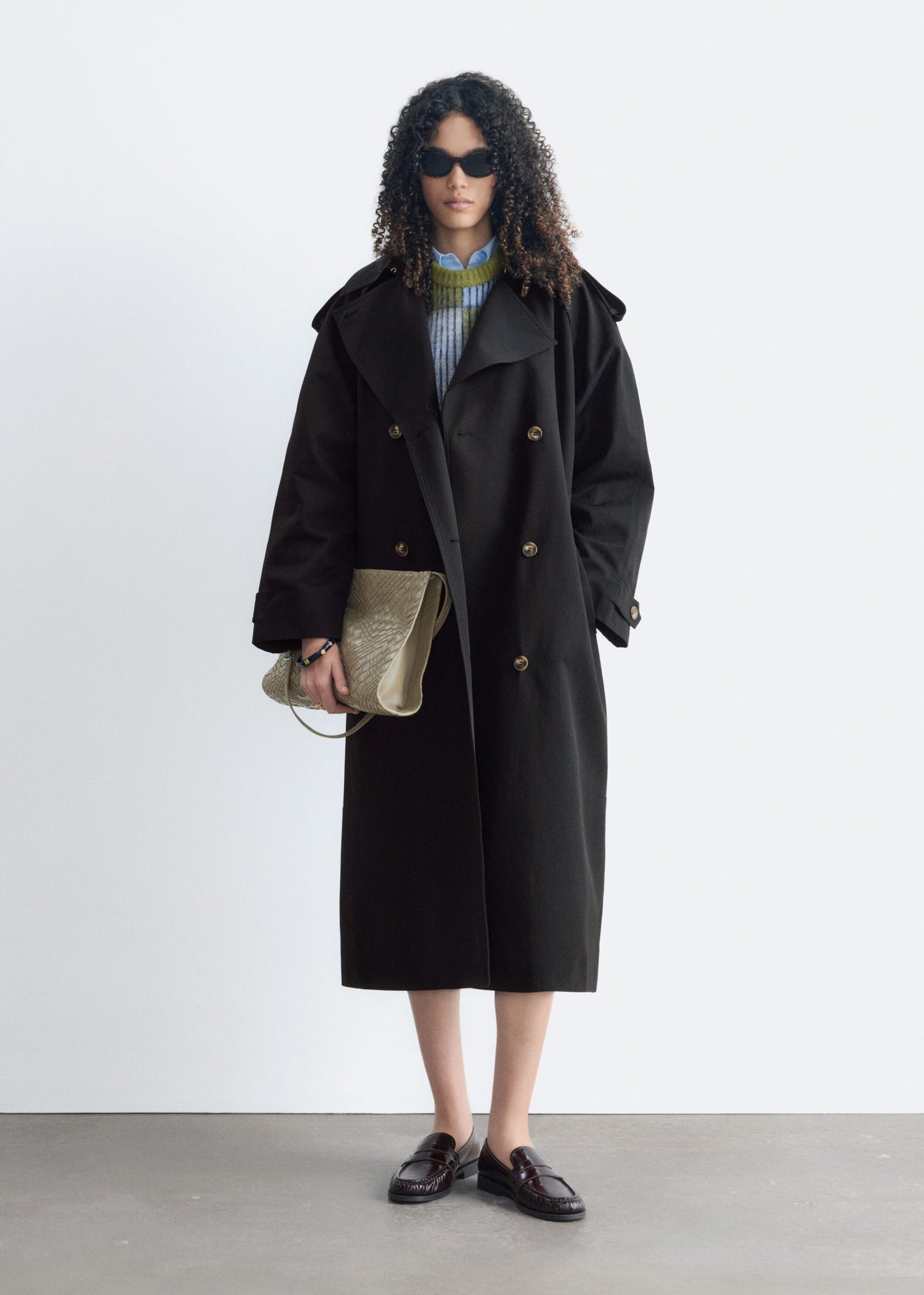 Relaxed Trench Coat - Black - Jackets - & Other Stories GB