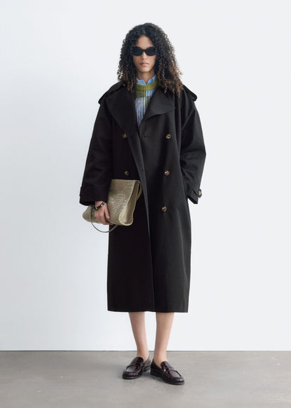 Relaxed Trench Coat - Black - Jackets - & Other Stories GB