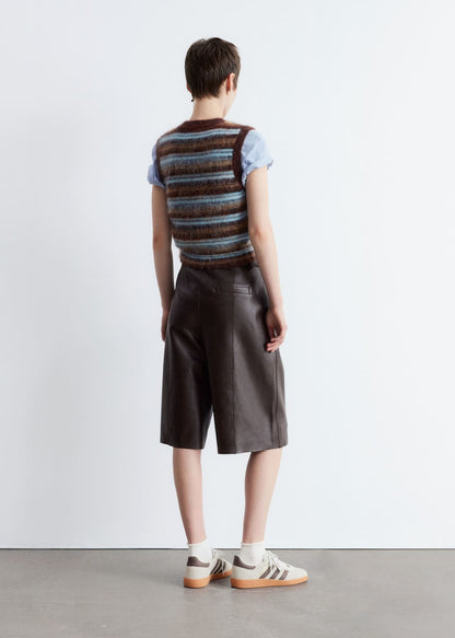 Knitted Mohair-Blend Vest
