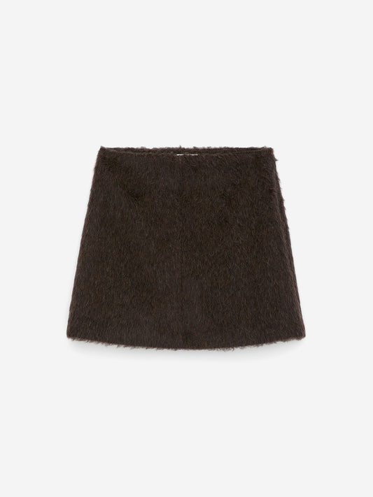 Wool-Alpaca Blend Skirt