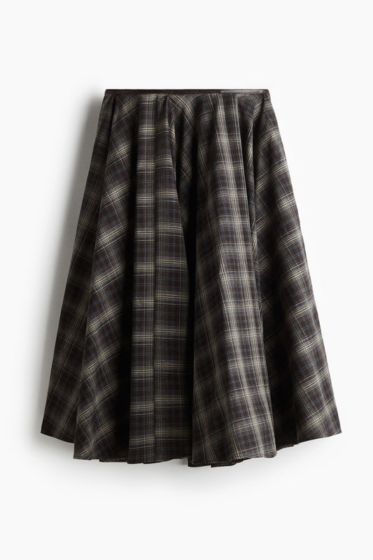 Circular cotton skirt
