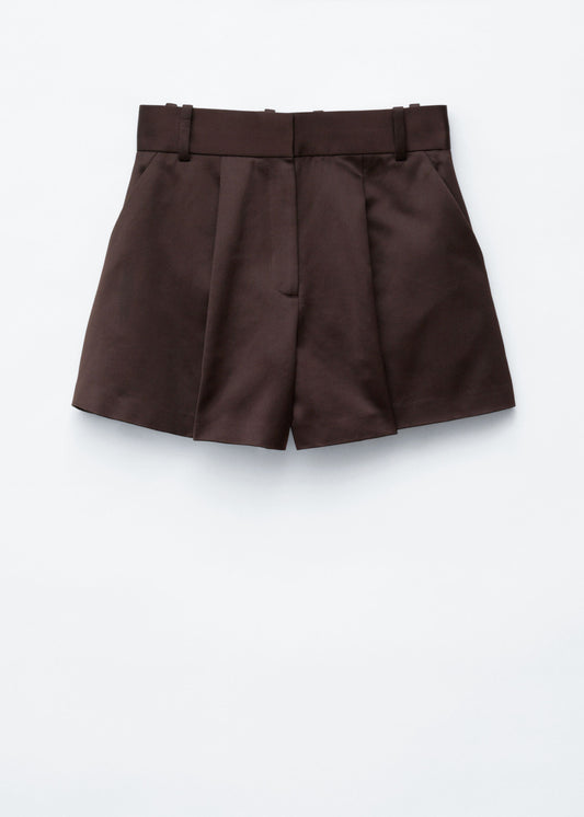 A-Line Satin Shorts