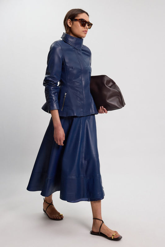 Leather Full Skirt