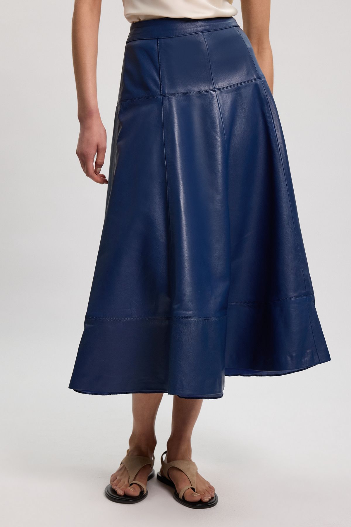 Leather Full Skirt