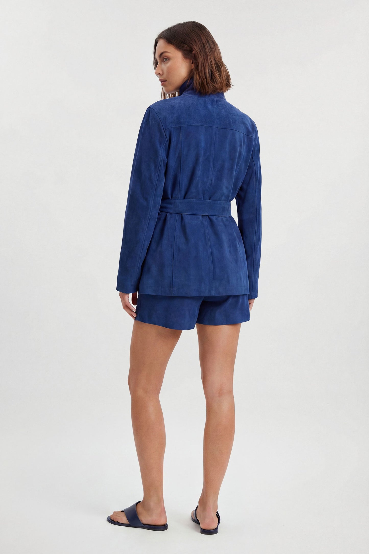 Suede Mini Shorts