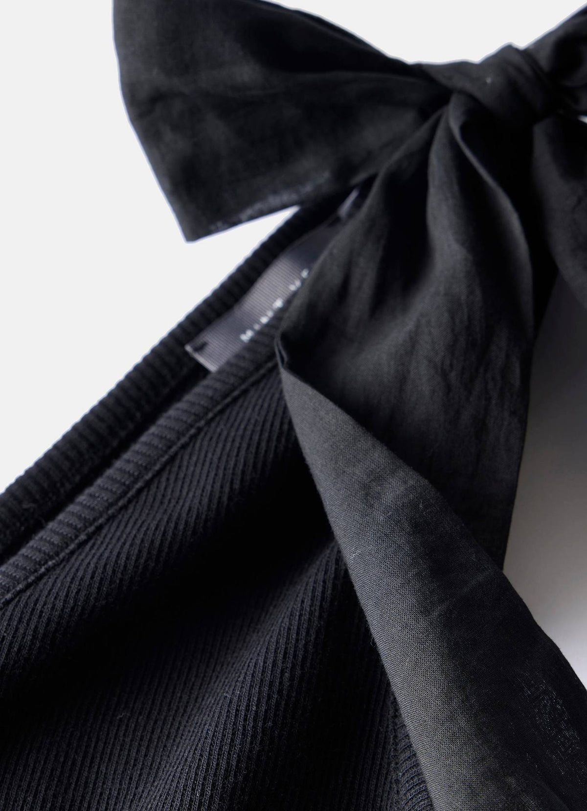 Black Bow Detail Vest