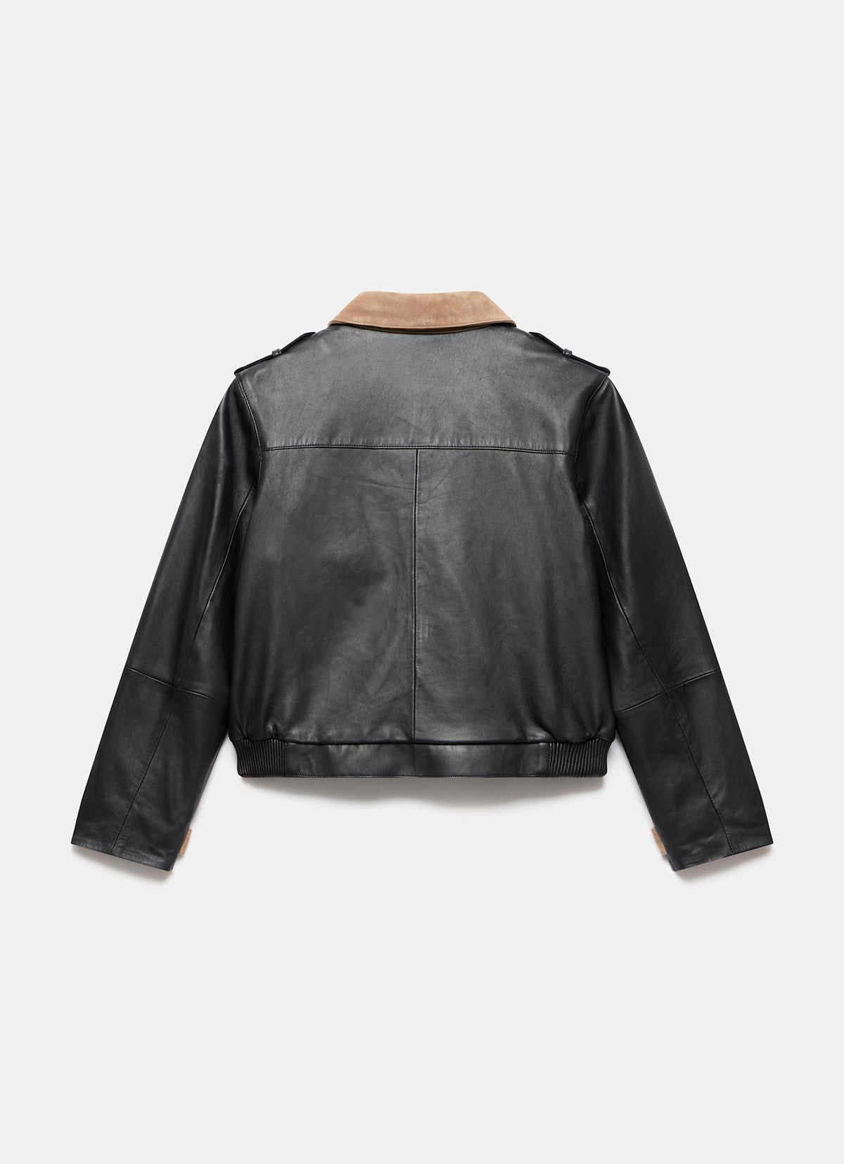 Black Leather Barn Jacket
