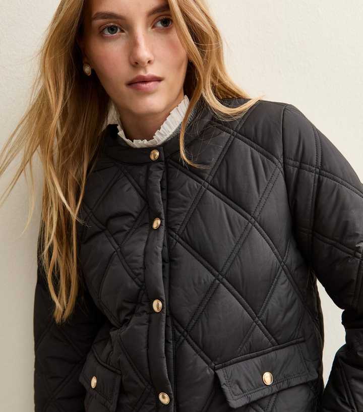Black Quilted Jacket