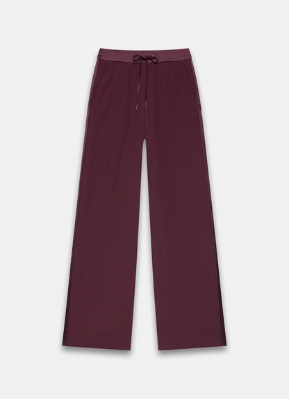 Burgundy Side Stripe Trousers