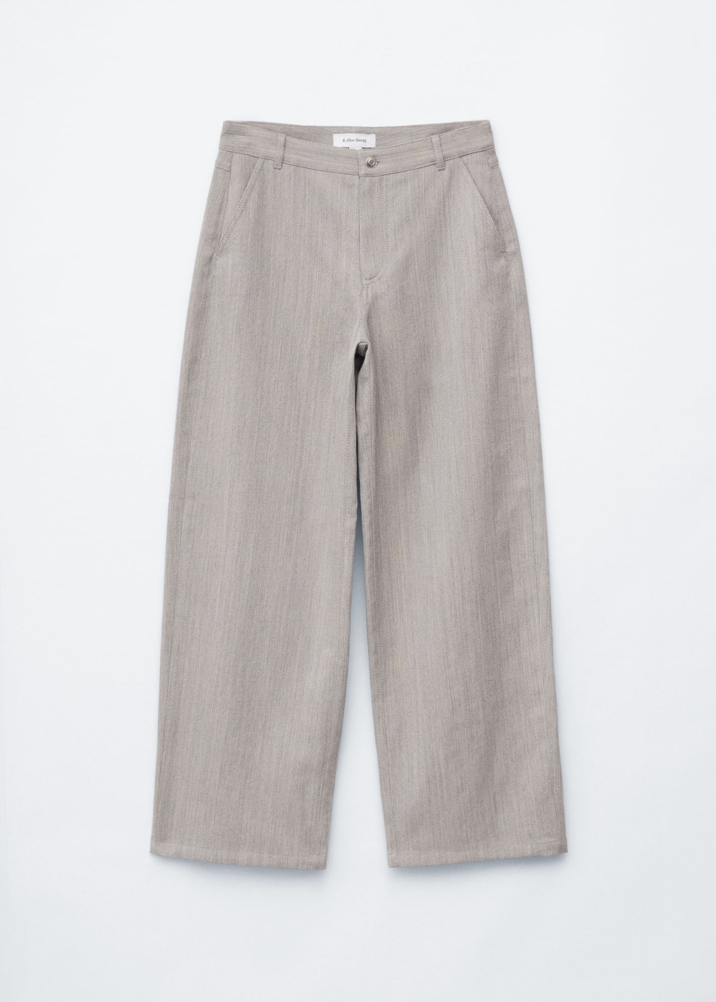 Wide-Leg Wool Trousers