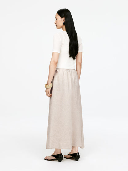 Linen Wrap Skirt