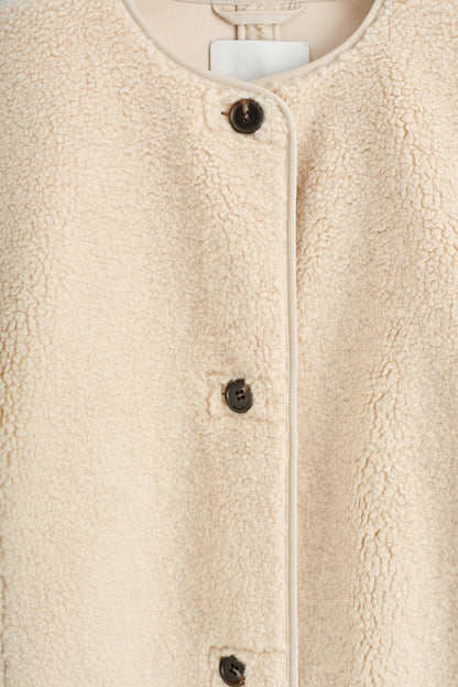 Longline Teddy Jacket
