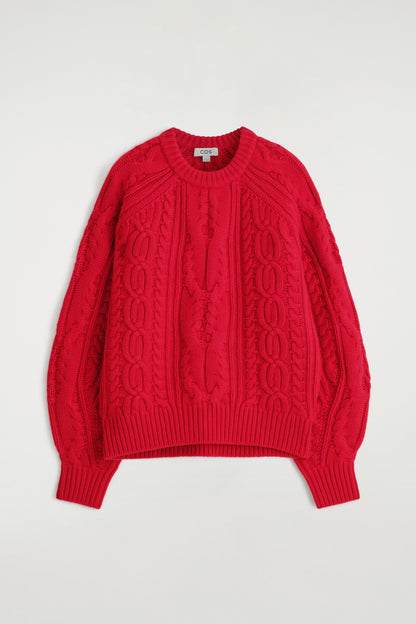 Cable-Knit Wool-Cashmere Jumper
