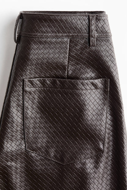 Coated trousers