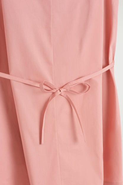 Buttoned Pima Cotton Mini Dress