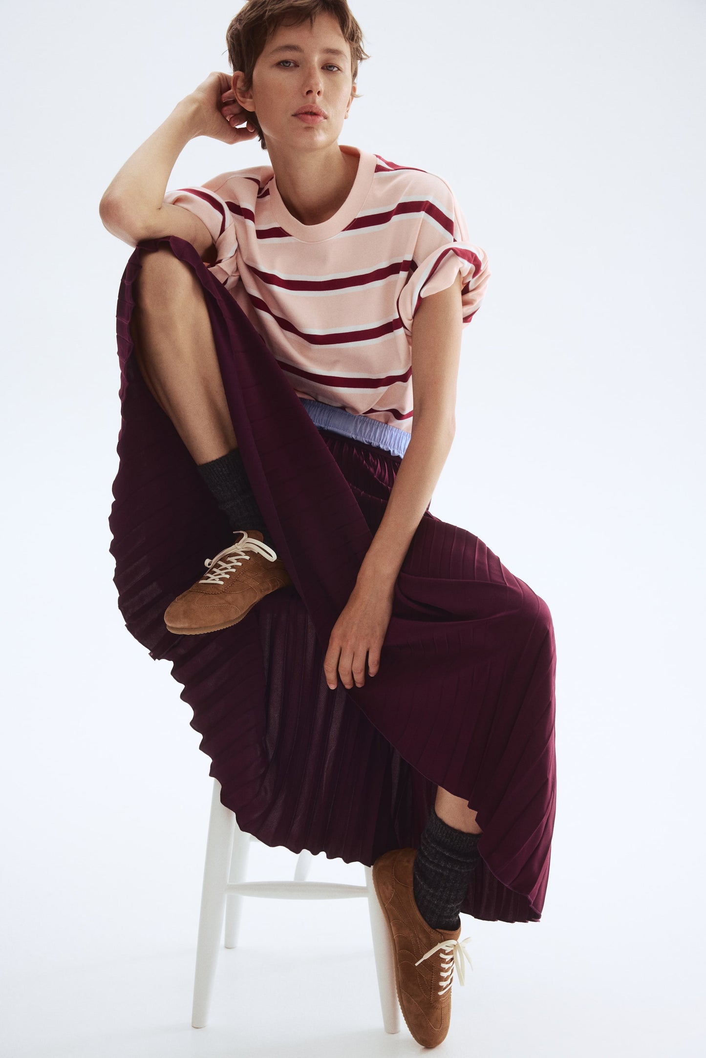 Pleated skirt