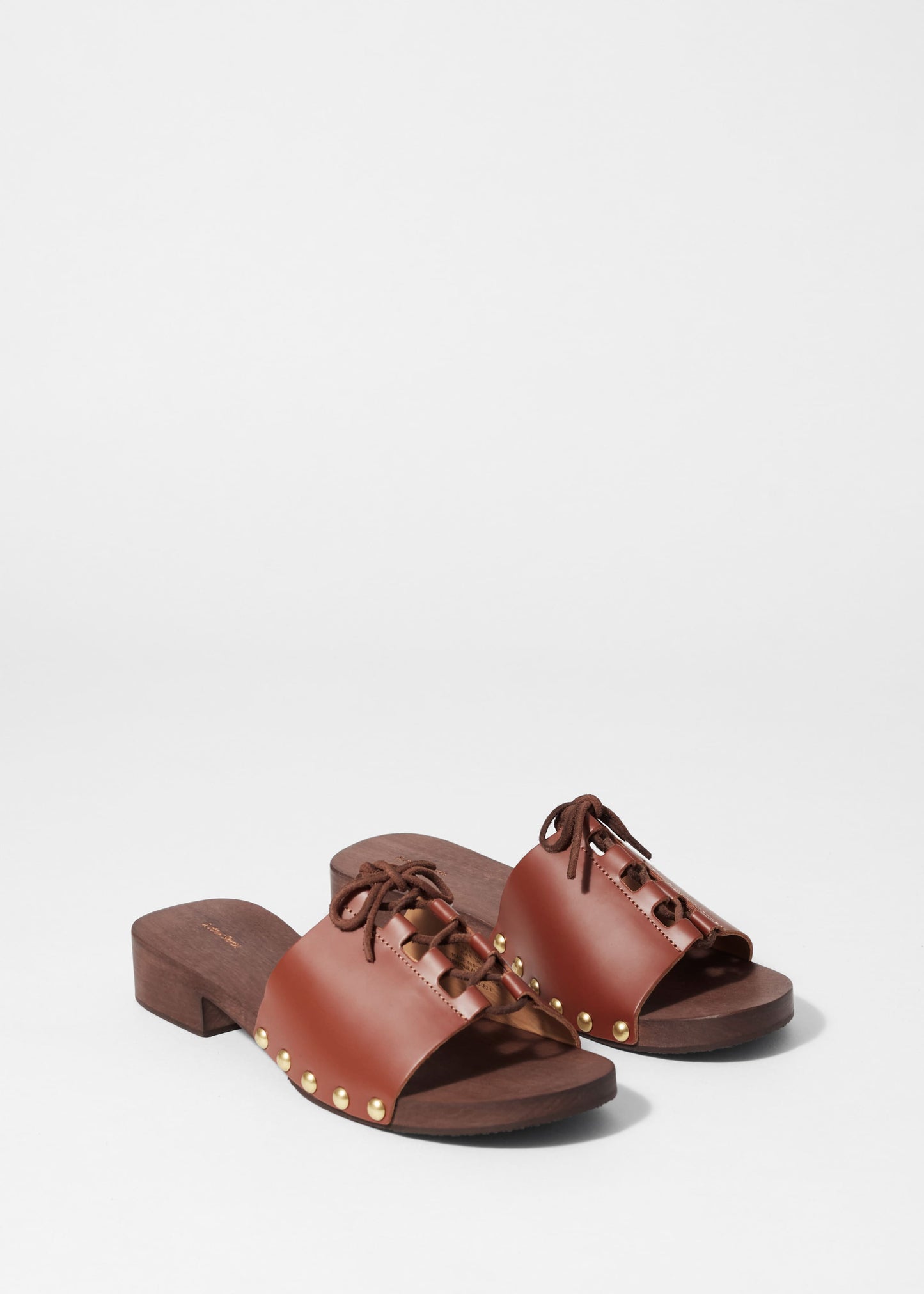 Lace-Up Clog Sandals