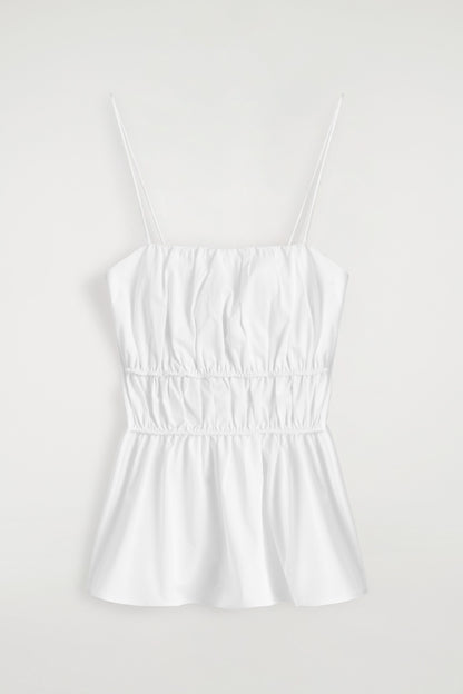 Gathered Cotton Top