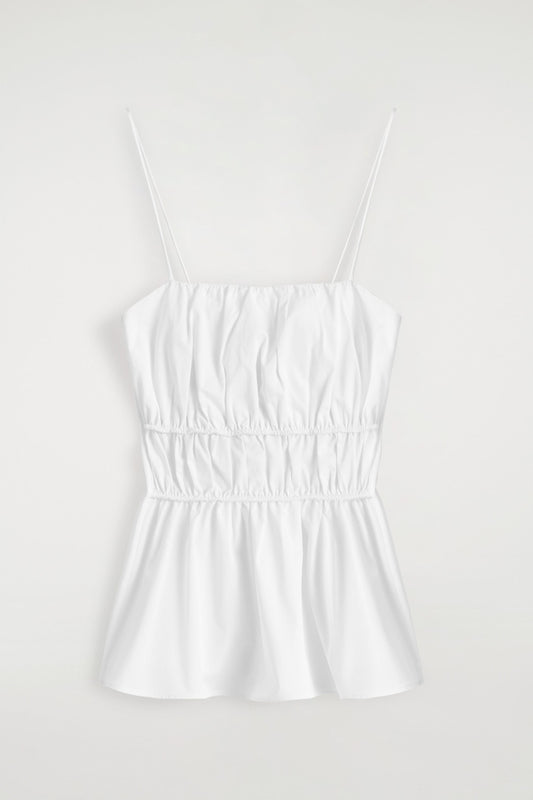 Gathered Cotton Top