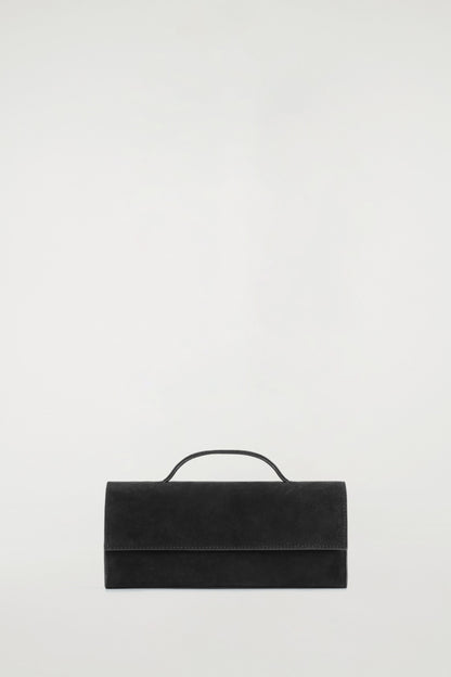 Gallery Clutch Suede Bag