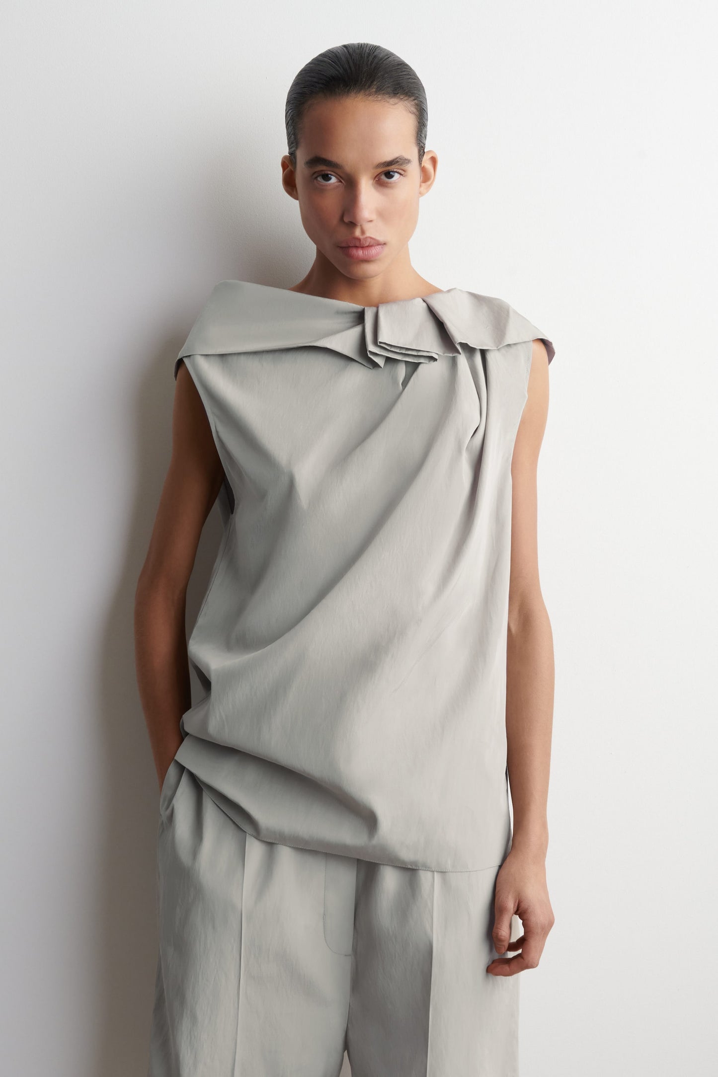 Oversized Draped Top