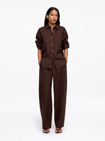 Barrel Linen Trousers