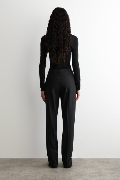 Slim Wool-Blend Trousers