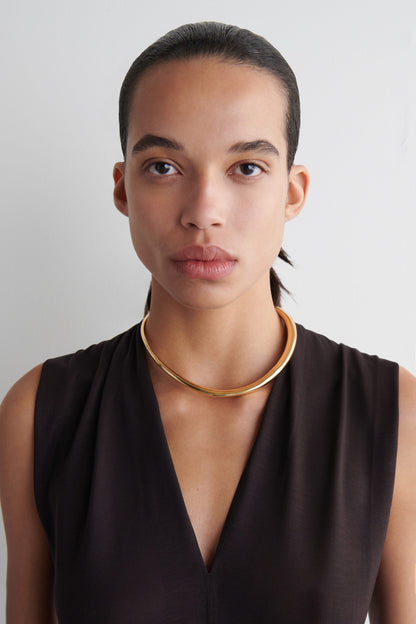 Curved Cuff Necklace