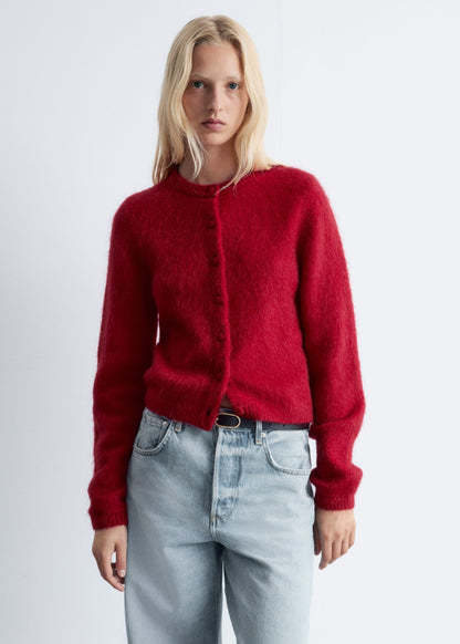 Brushed Knitted Cardigan