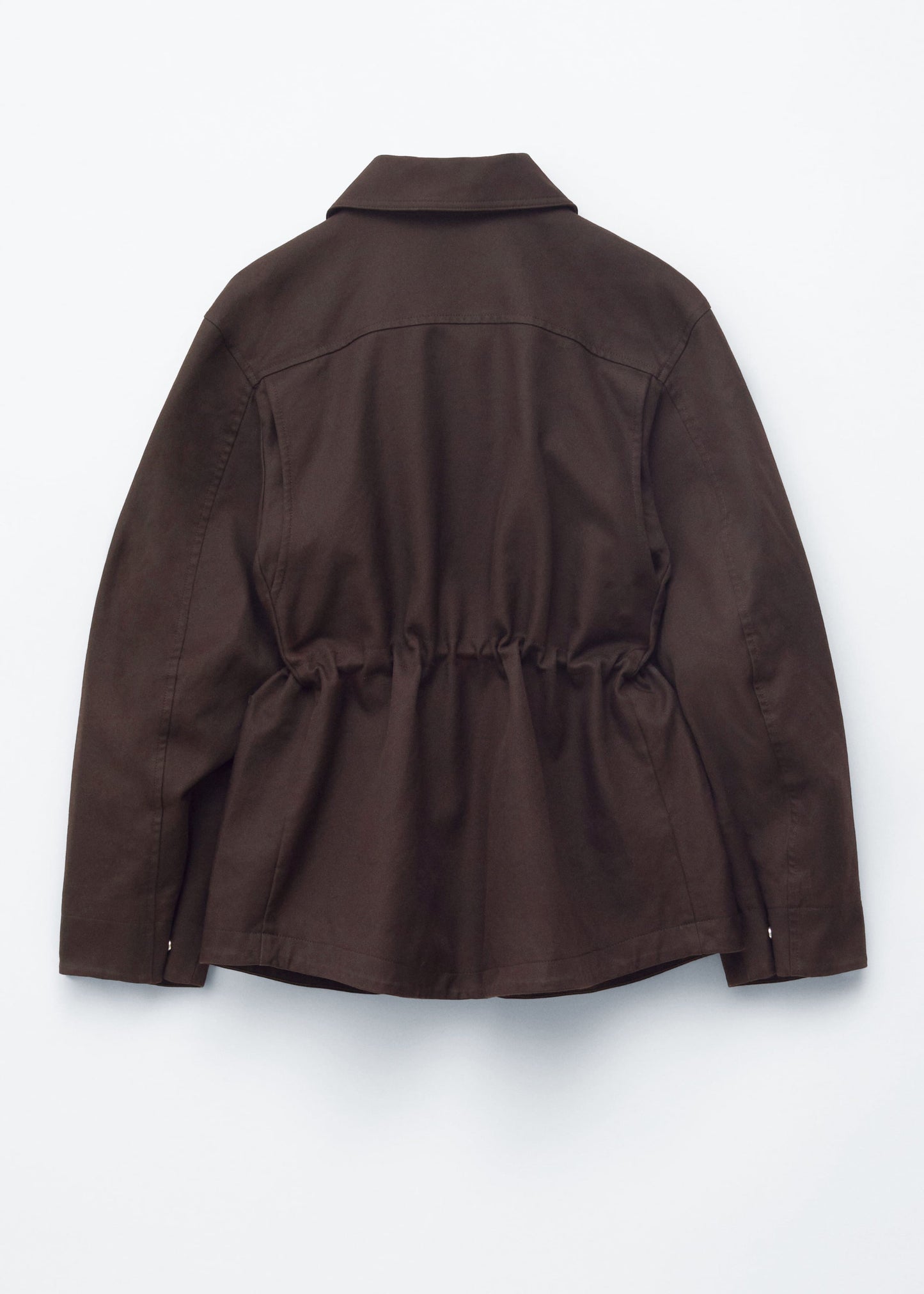 Oversized Drawstring Utility Jacket