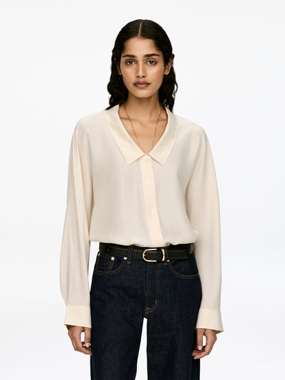 Scoop-Neck Blouse