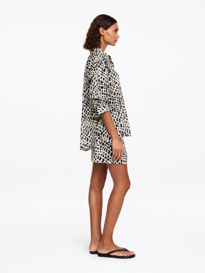 Lyocell Blend Popover Shirt