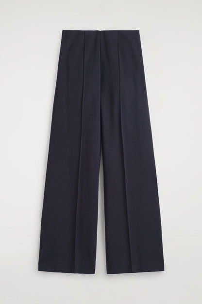 Modal Wide-Leg Trousers