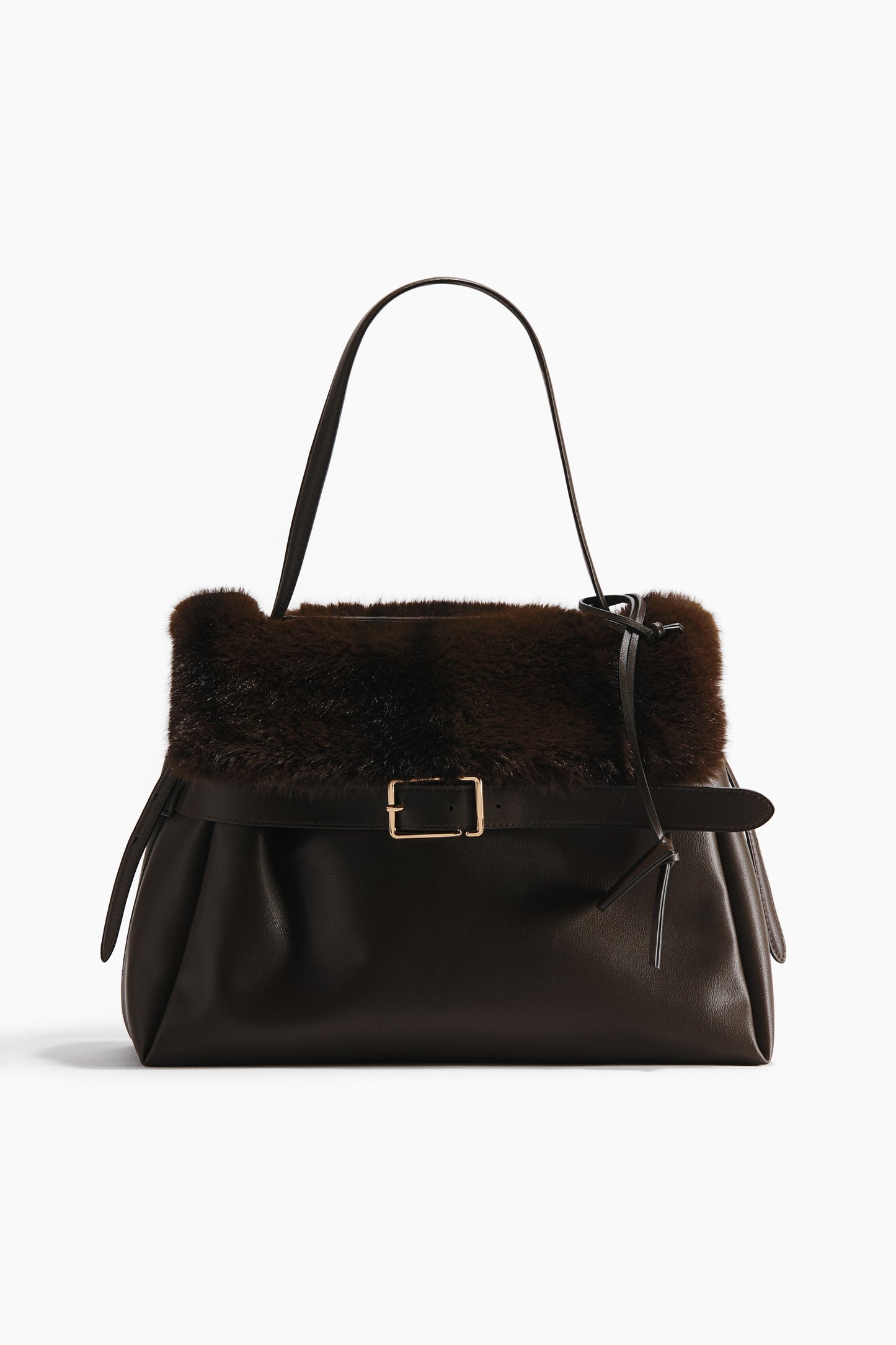 Strap-detail handbag