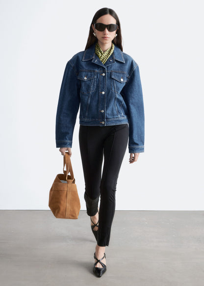 Cropped Denim Jacket