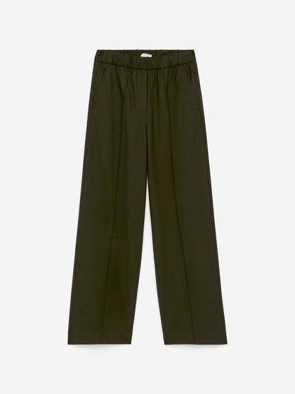 Elastic Waist Tailored Trousers