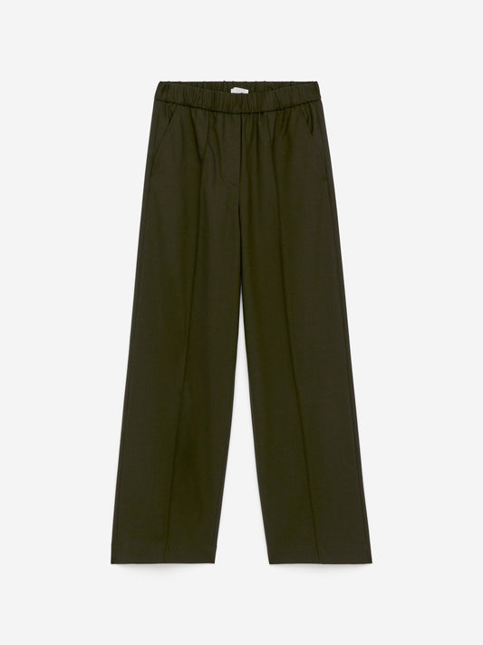 Elastic Waist Tailored Trousers