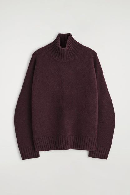 Cashmere Funnel-Neck Jumper