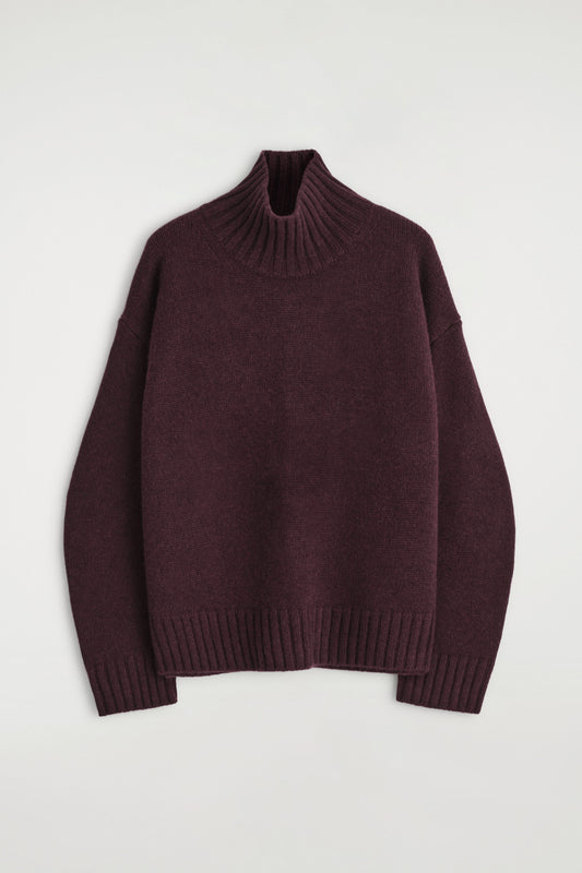 Cashmere Funnel-Neck Jumper